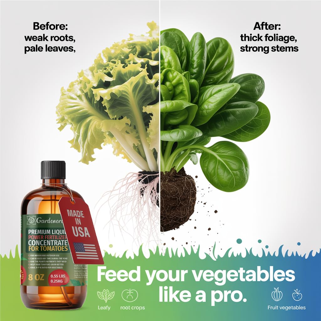 Liquid Power Green Beans Fertilizer Spray – Ready-to-Use Liquid Plant Food for Green Beans – Premixed, Easy Application – Fast-Acting Formula for Growth, Roots & Yield – Indoor & Outdoor Use – 8 oz
