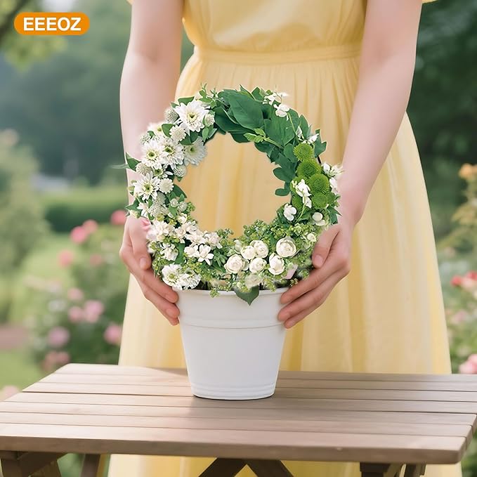 4 Pack Trellis for Potted Plants for Climbing Plants with 20 Reusable Garden Ties - 16 Inch Plant Trellis Indoor Supports for Potted Plants, Flowers, Tomatoes - Hoya Trellis,Indoor Plant Trellis(1)