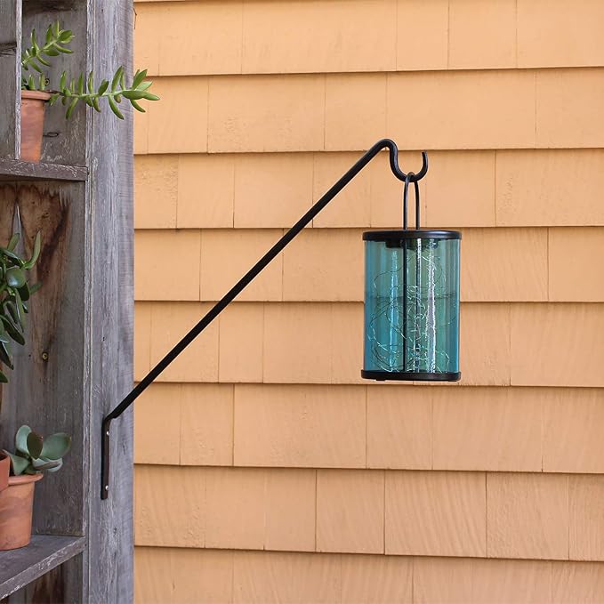 Achla Designs Wall Mount Bracket Shepherd's Pole, Angled (BGP-09)