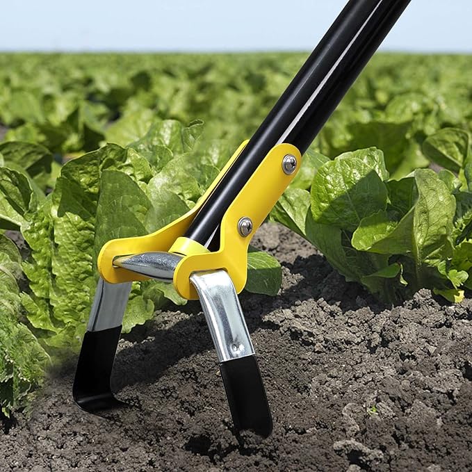 Garden Hoe Tool,42 inch Weeding Tools for Garden,Handheld Weeding Rake Planting Vegetables Farm,Sharp Durable Gardening Gifts for Hoe Garden Tool Traditional Steel Quenching Forging Process