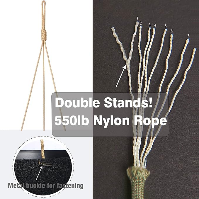 12 Inch 2 Pack Large Hanging Planters for Indoor Outdoor Plants, Plastic Hanging Basket Pots for House Plants Flowers, Black