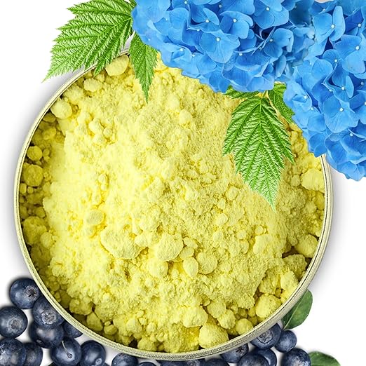 Elemental Sulfur for Soil - 90% Purity Wettable Sulfur Powder for Plants - Garden Soil Acidifier for Blueberries & Hydrangea Blue (10 quarts)