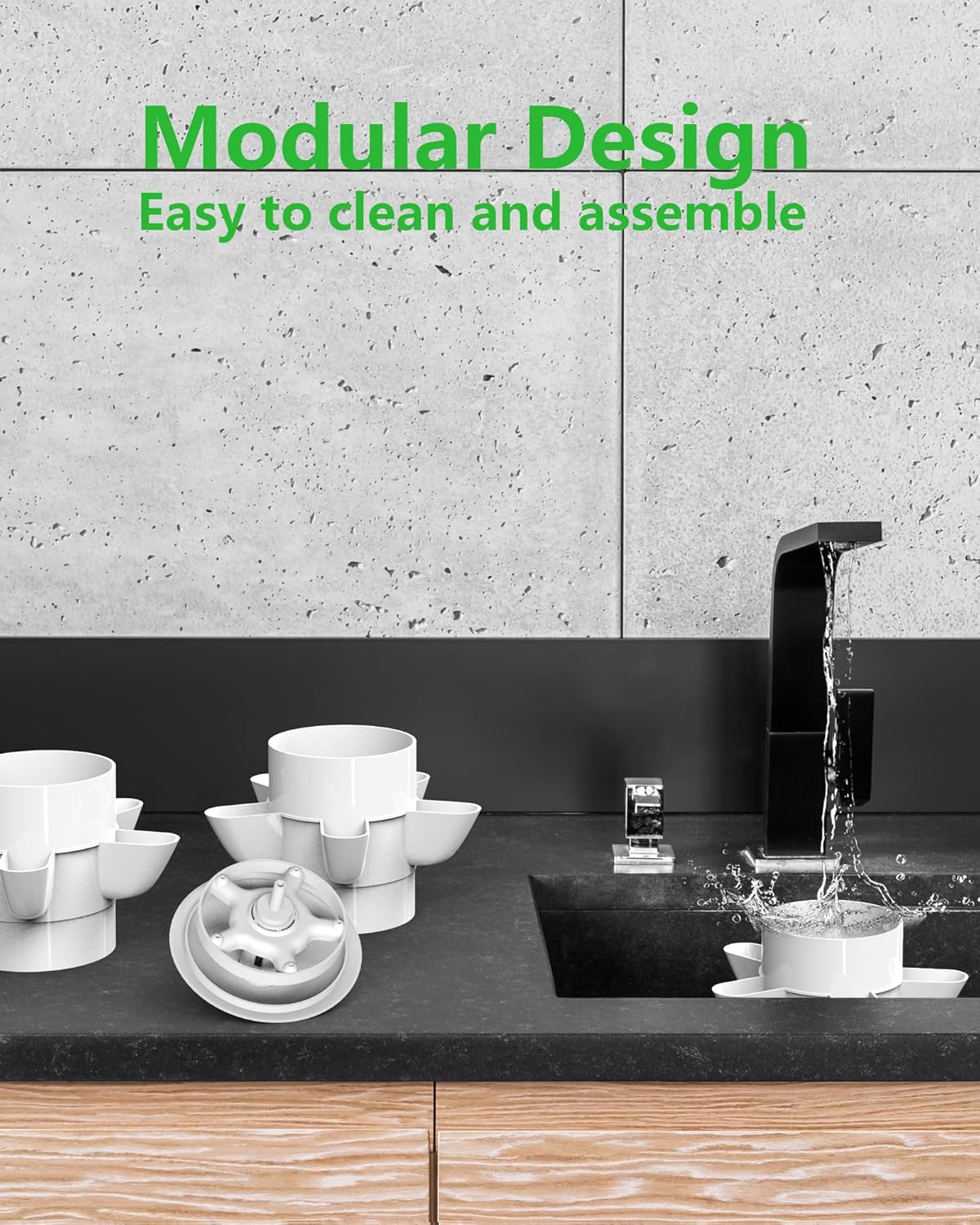 Hydroponics Tower Growing System,45 Pods Vertical Indoor Garden,360° Full-Spectrum Lights, Automatic Water Circulation System,Suitable for Leafy Greens and Herbs,Include Seed Starter Tray