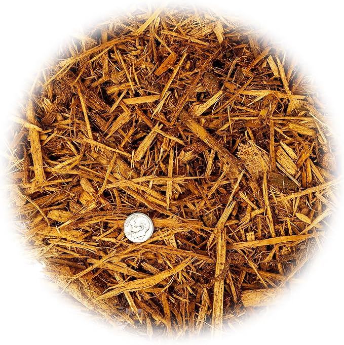 Yellow Mulch - Protect Your Plants with a Sustainable Ground Cover - 4 QUARTS