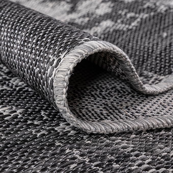 Keen Home Design Terrace Outdoor Runner Rug - 2x8 Washable Indoor/Outdoor Rug for Patio, Kitchen, Balcony, Beach, Garden, Deck and Porch, Size: 2'2"x7'7"