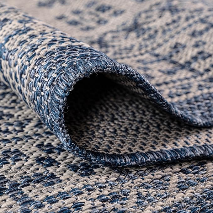 Keen Home Design Terrace Outdoor Runner Rug - 2x12 Washable Indoor/Outdoor Rug for Patio, Kitchen, Balcony, Beach, Garden, Deck and Porch, Size: 2'2"x11'10"