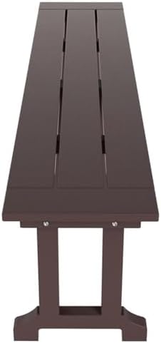 Outdoor Benches Weatherproof, Park Long Bench Poly Lumber Backless - Image 6