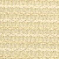 Eden's Decor Straight Flat-Edged Sun Shade Sail Rectangular 7' x 12' Beige UV-Blocking Outdoor Canopy Fabric Cloth Awning for Pergola Patio Garden Backyard Custom Size