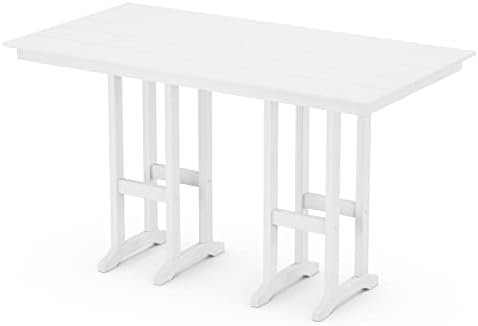 Trex Outdoor Furniture™ Monterey Bay 37" x 72" Bar Table in Classic White by Unknown