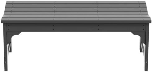 Outdoor Benches Weatherproof, All Weather Resistant Park Bench Poly Lumber - Image 4
