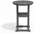 Ciokea Outdoor Round Table 1 Pieces, Dark Grey by CIOKEA