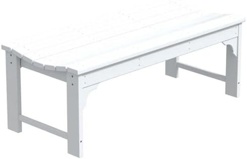 Outdoor Benches Weatherproof, All Weather Resistant Park Bench Poly Lumber by Costaelm