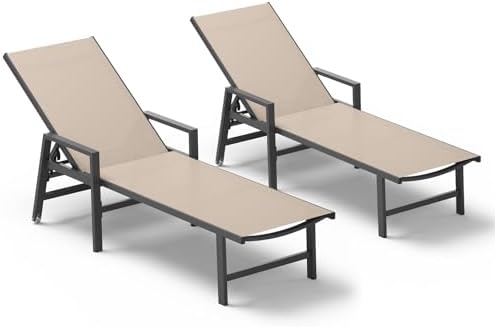 Patio Chaise Lounge Chair Outdoor by Vexwalx