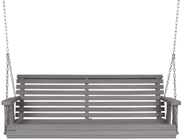 Amish Casual Heavy Duty 700 Lb Capacity Porch Swing – Wooden Outdoor Roll Back - Image 2