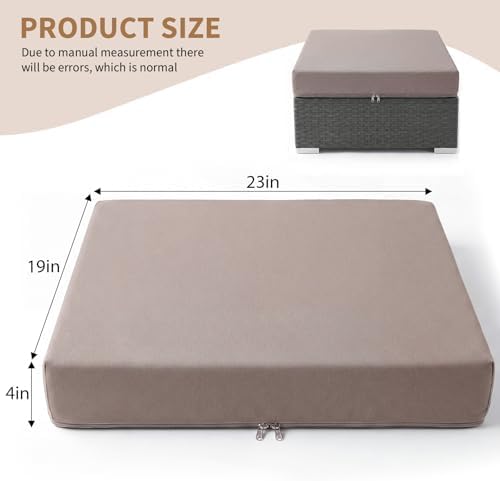 Outdoor Ottoman Cushion 23" x 19" - Image 2