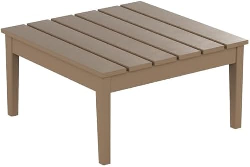 Outdoor Side Tables for Patio, Small Patio Conversation Table Weather Resistant by Costaelm