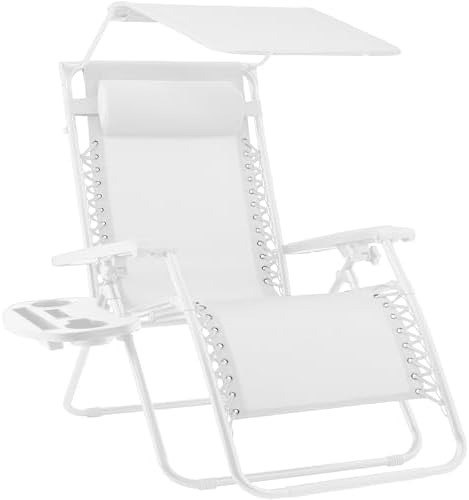 Best Choice Products Zero Gravity Chair Recliner w/ Canopy Shade - Image 4