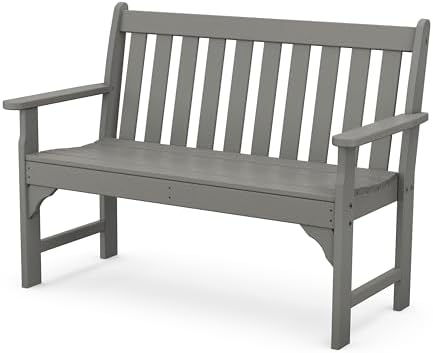 POLYWOOD GNB48GY Vineyard 48" Bench, Slate Grey by Unknown