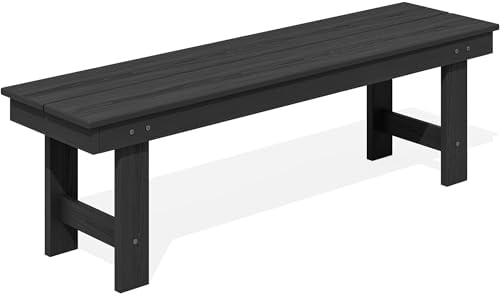 SERWALL 2-Person Backless Outdoor Bench 56 Inches by SERWALL