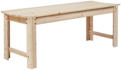 VINGLI Outdoor Wood Bench by VINGLI