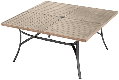 MFSTUDIO Square Outdoor Table for 8 by MFSTUDIO