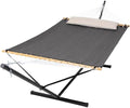 Hammocks for Outside with Stand, 450 lbs Capacity, Dark Gray by SUNCREAT