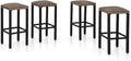 PHI VILLA Outdoor Bar Stools Set of 4, 26”Counter Height by PHIVILLA