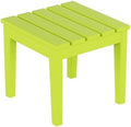 Small Outdoor Side Table, Patio End Table Weather Resistant Outdoor Coffee Table by Costaelm