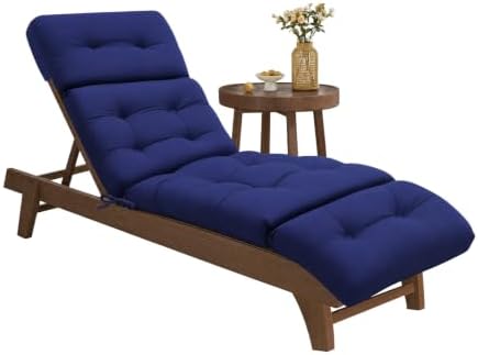 EverPine Outdoor Chaise Lounge Chair Cushion 74.4 x 22.8 x 4.7 Inch, Patio by Unknown