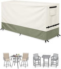 Bitubi Outdoor Bar Height Dining Set Cover by PatioFurnitureCovers