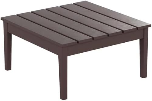 Outdoor Side Tables for Patio, Small Patio Conversation Table Weather Resistant by Costaelm