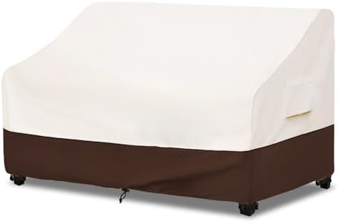 Bitubi Waterproof Patio Sofa Cover, Heavy Duty 3-Seater Outdoor Couch Cover by PatioFurnitureCovers
