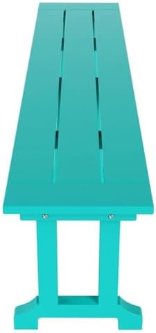 Outdoor Benches Weatherproof, Park Long Bench Poly Lumber Backless - Image 6