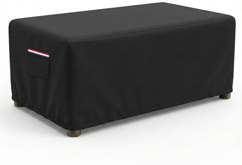 Waterproof Rectangular Patio Coffee Table Cover, 600D Heavy Duty Outdoor by Unknown