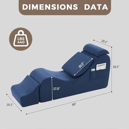 Yoga Chairs for Adults, Ergonomic Chaise Lounge Chair Indoor - Image 2