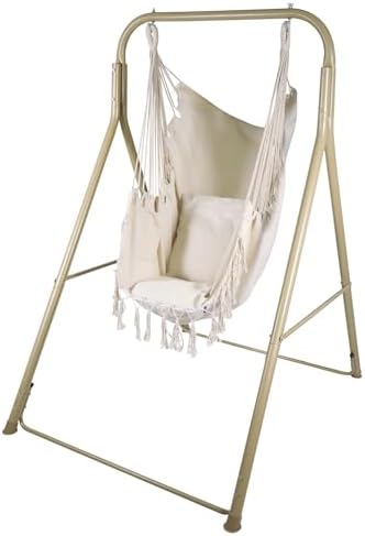 Hammock Chair with Stand, Include Hanging Swing Chair, Heavy Duty Hammock Swing by RedSwing