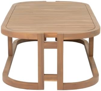 Outdoor 4-Piece Acacia Wood Conversation Set - Image 6