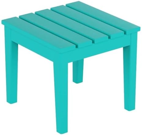 Small Outdoor Side Table, Patio End Table Weather Resistant Outdoor Coffee Table by Costaelm
