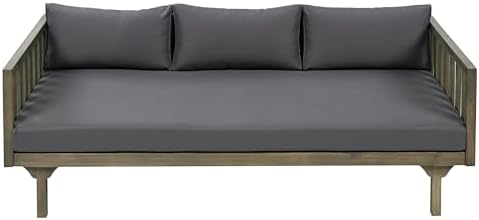Christopher Knight Home Claremont Outdoor 3 Seater Acacia Wood Daybed - Image 4