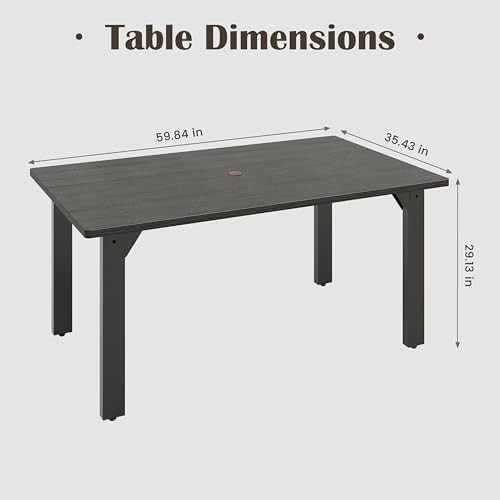 Sundale Outdoor Patio Dining Table - Image 2