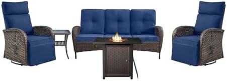 5 Piece Wicker Patio Furniture Set by Belord