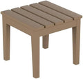 Small Outdoor Side Table, Patio End Table Weather Resistant Outdoor Coffee Table by Costaelm