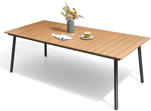83" Patio Outdoor Dining Table for 8 Person by VredHom