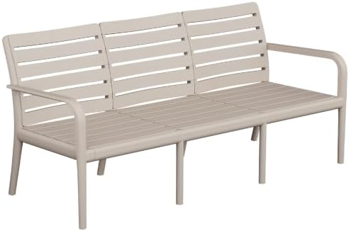 70" Outdoor Couch, 3-Seat Patio Sofa, Outdoor Furniture Sofa by YeTrini