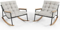 Outdoor Papasan Rocking Chair, All-Weather Rocking Chair by TQKVIPI