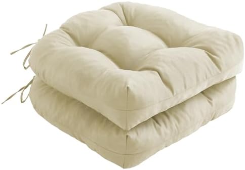 Outdoor Chair Cushions Set of 2, Patio Chair Cushions by IPYNBAP
