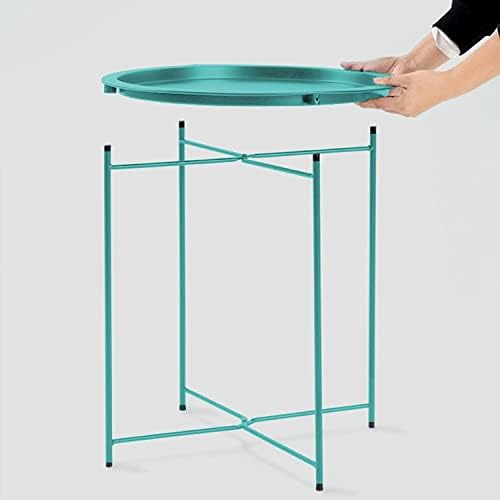 End Table Set of 2, Outdoor Side Table, Small Patio Table Metal Side Table - Image 6