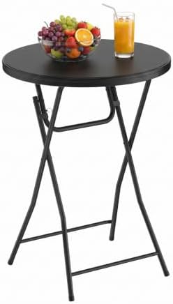 Cocktail Table, 32 Inch Folding Bar Table, High Top Round Tables by FoldingFurniture