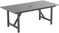 UDPATIO HDPE Outdoor Dining Table Patio Furniture Heavy Duty by UDPATIO