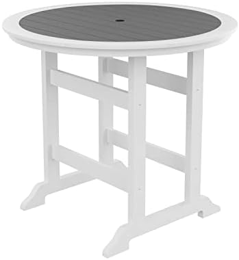 Patio Bar Table, Outdoor Height Bar Table Tall by JJKFurniture-kevinplus